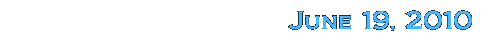 June 19, 2010