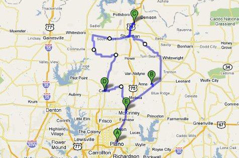 Suggested Ride Route